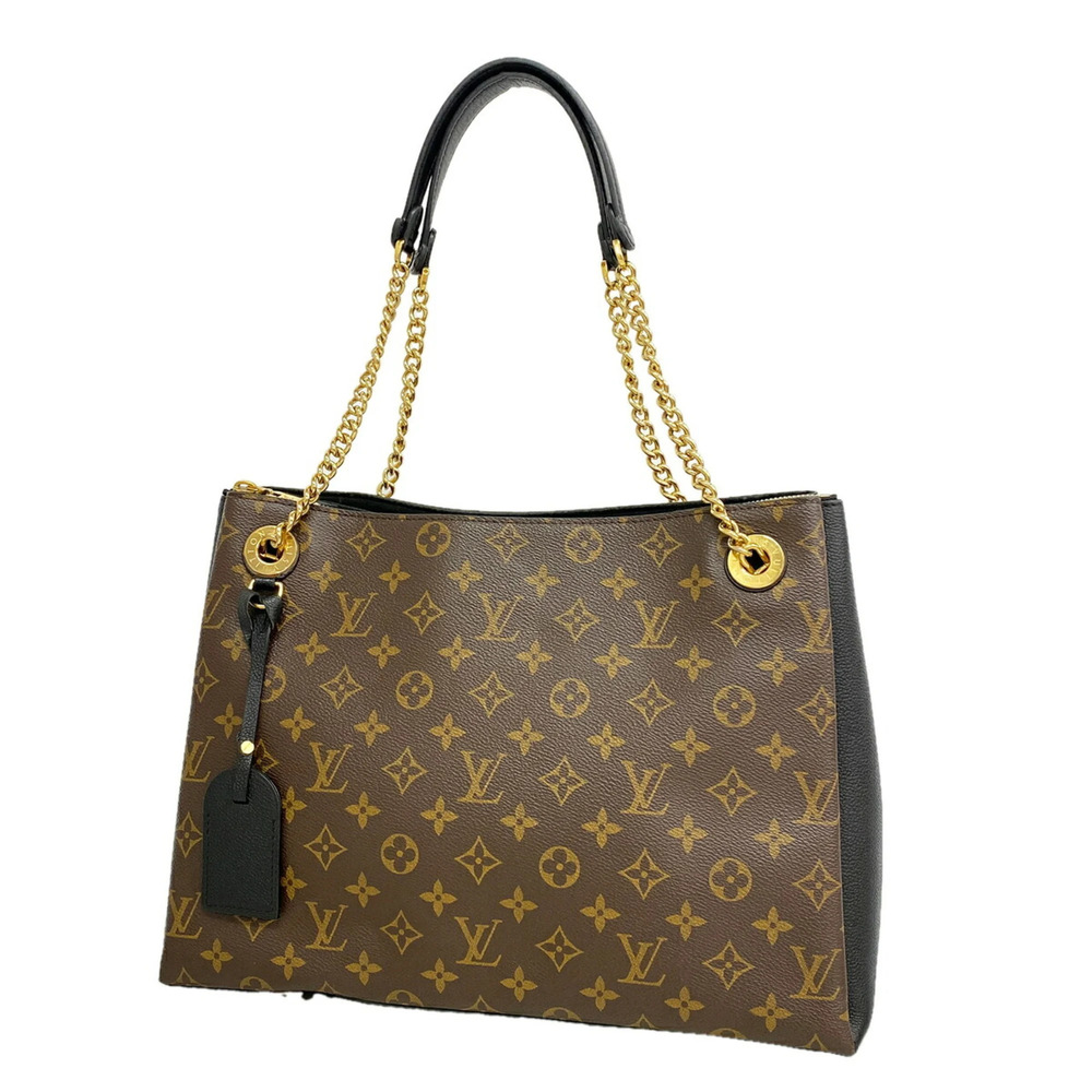 Louis Vuitton Monogram Surenne MM Shoulder Bag M43772 Brown Noir Women's OP02...